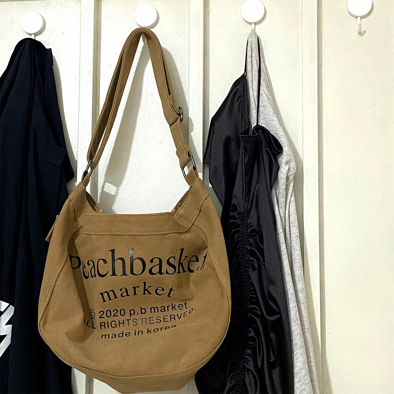 Leather Ltd. Canvas Korean Style Trend Crossbody Bags