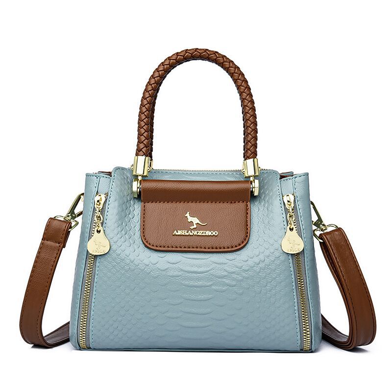 High-grade Large Capacity Mother Crocodile Pattern Crossbody Bags