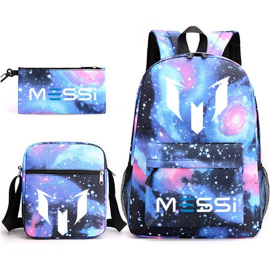 Durable Leo Massey Peripheral Printed Pencil Middle School Students' Schoolbags