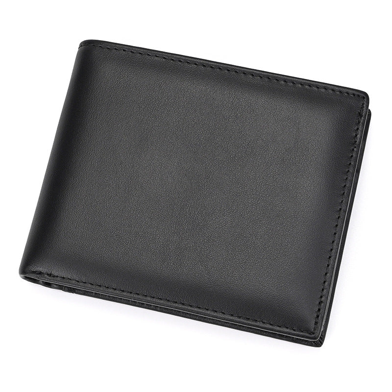 Multiple Slots First Layer Cowhide Oily Bags