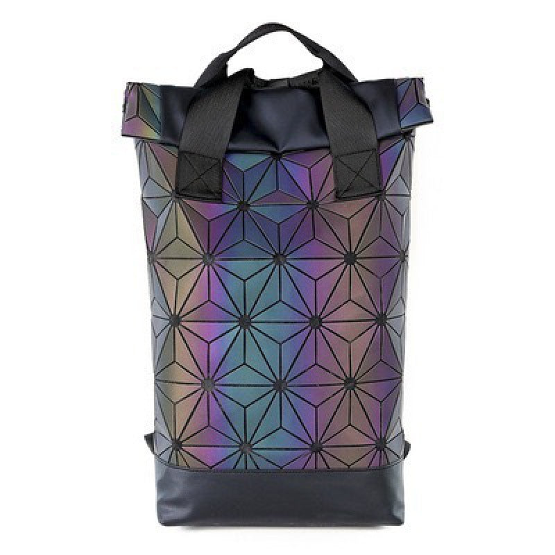 Rhombus Geometric Colorful Single Trendy Portable Backpacks