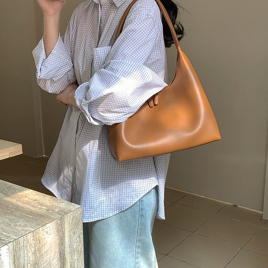 Women's Style Underarm Niche High Sense Large Capacity Simple Shoulder Bags