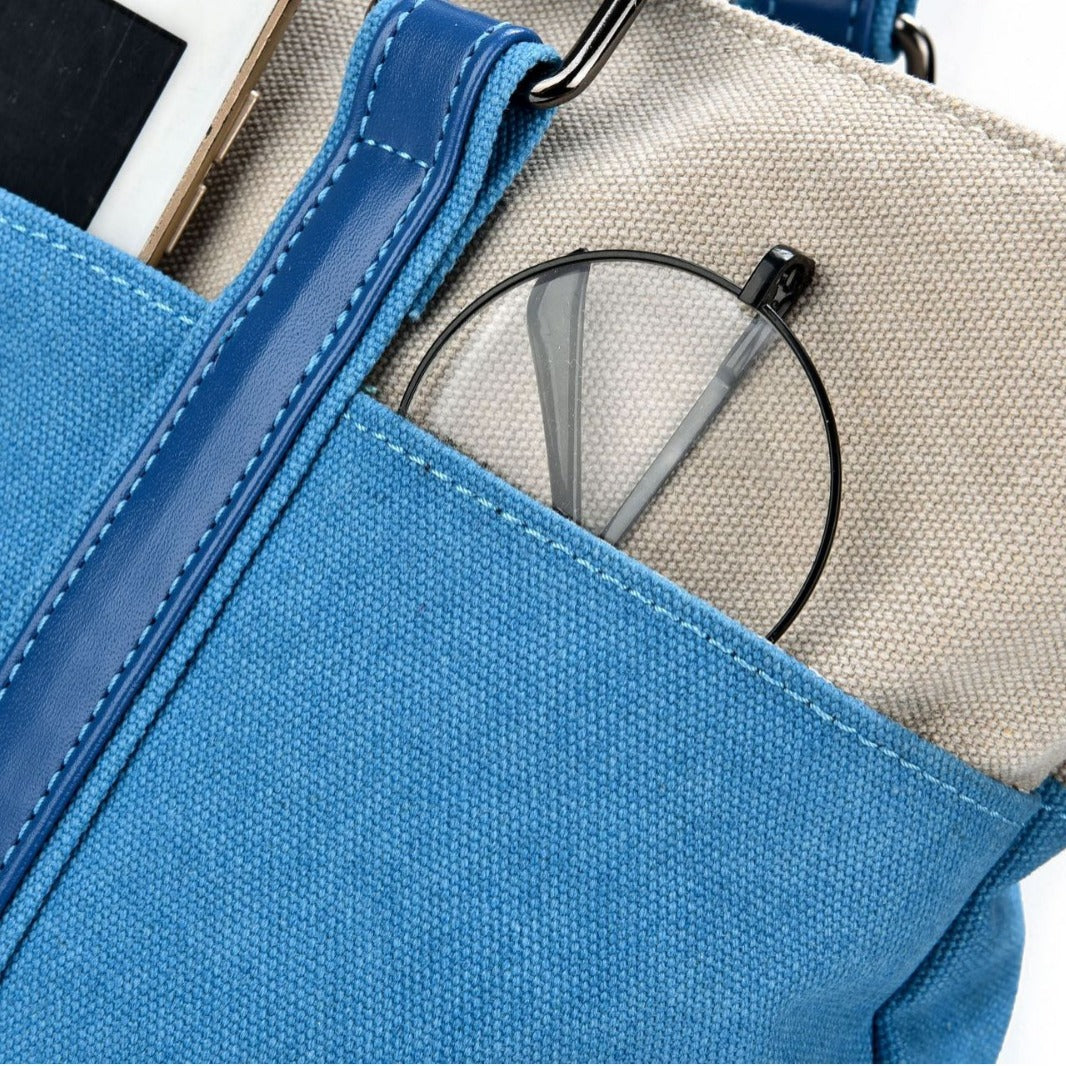 Women's Fashion Classy Canvas Computer Liner Handbags