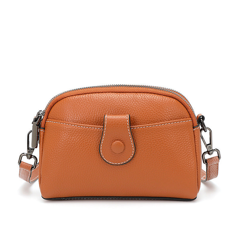 Women's Genuine Leather Cattlehide Fashion Mobile Crossbody Bags