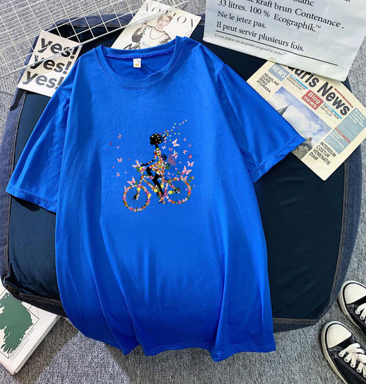 Women's Short-sleeved T-shirt Summer Korean Style Loose Blouses