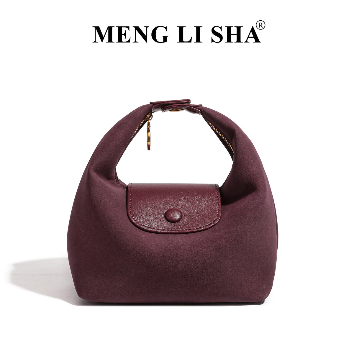 Women's Dragon Inlaid High-grade Fashion Lunch Suede Flap Women's Shoulder Bag