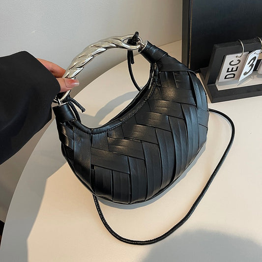 Women's Summer Dinner Rhombus Woven Fashion Personality Handbags