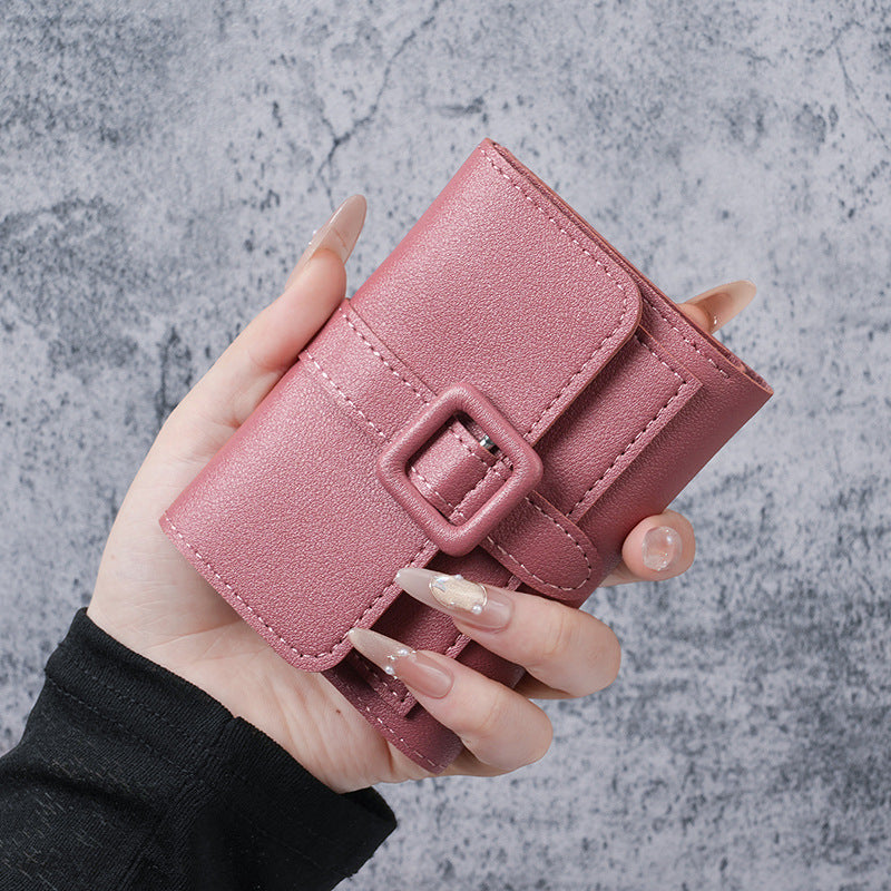 Women's Temperament Wild Short Summer Fresh Solid Ladies Wallet