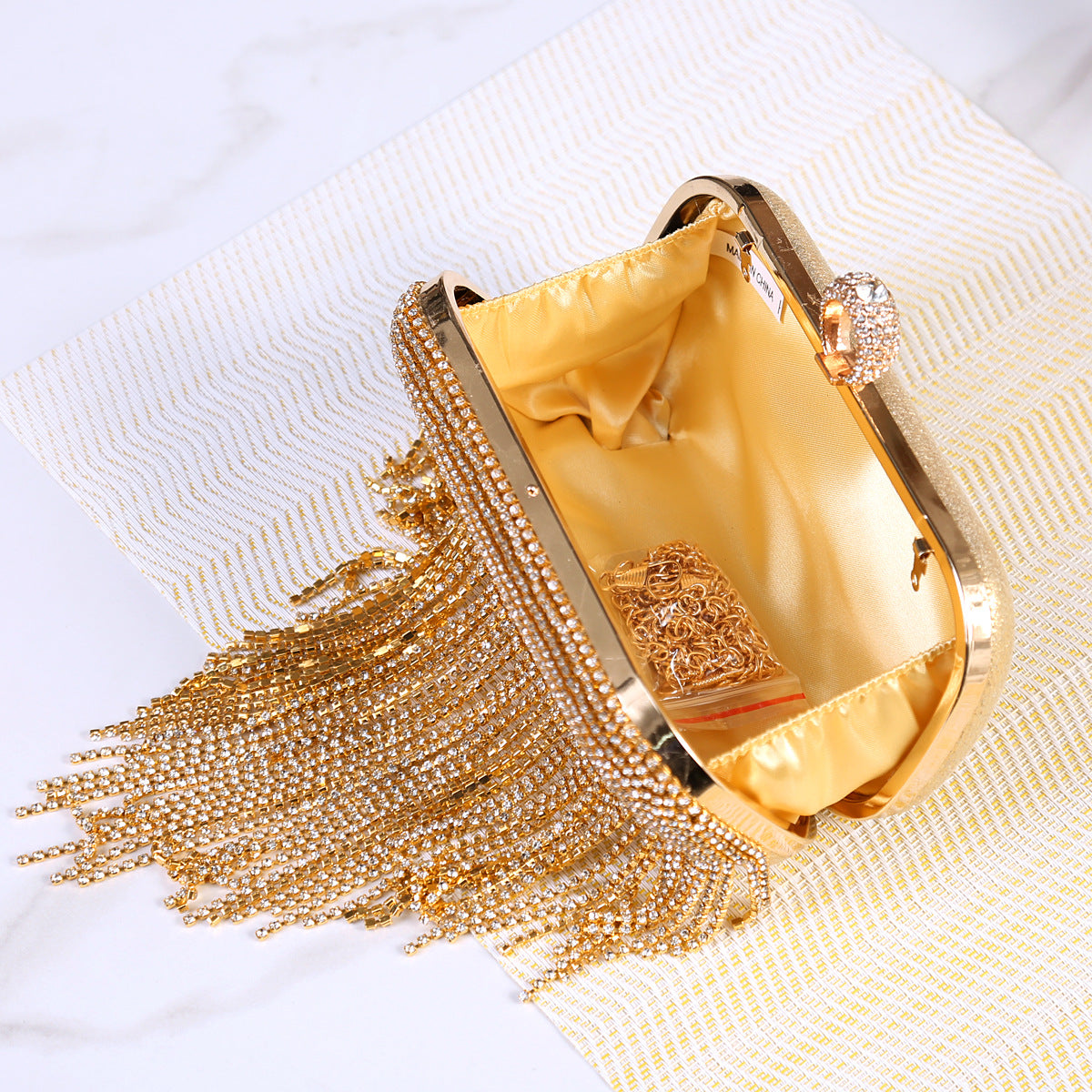 Rhinestone Dress Banquet Clutch Diamond Elegant Evening Bags