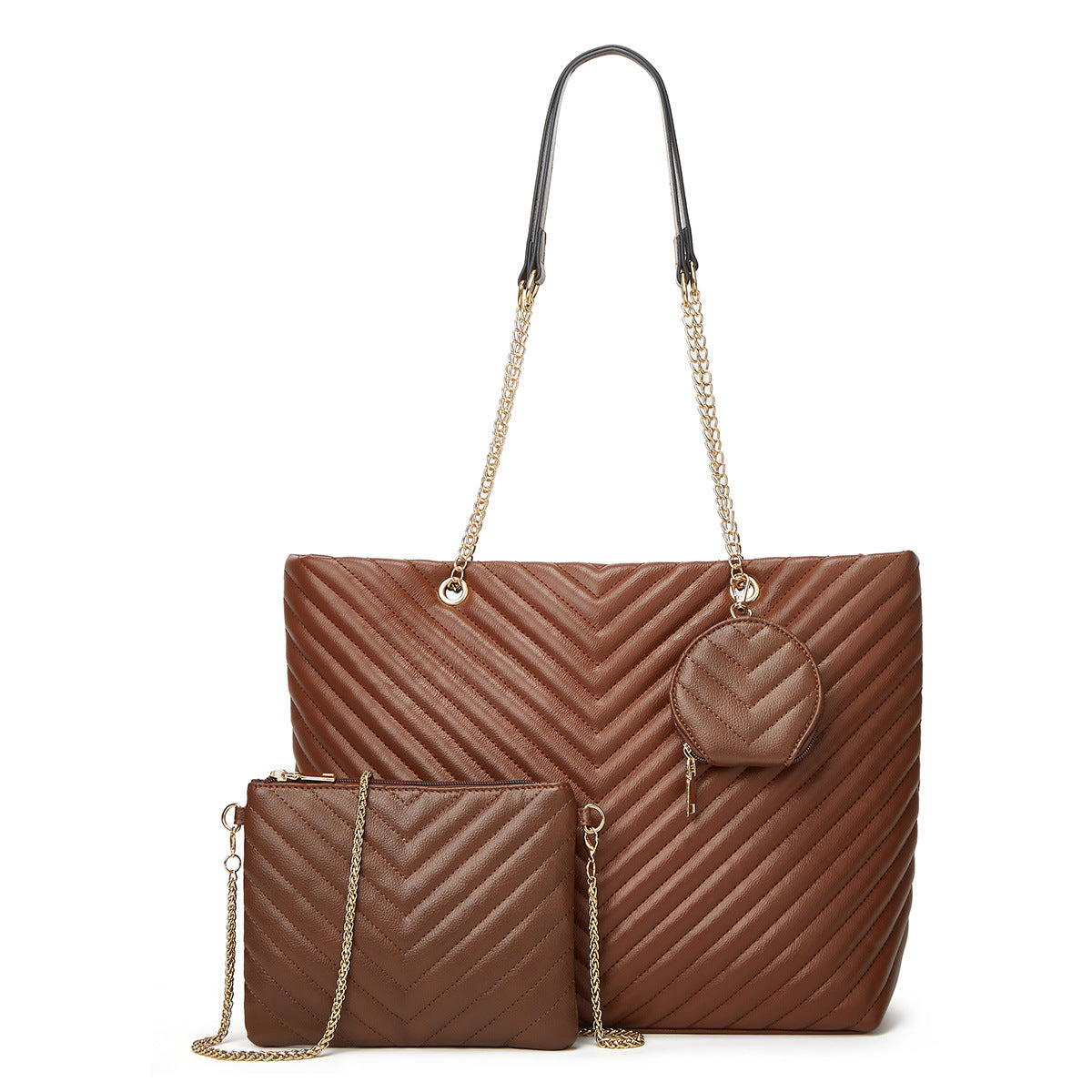 Women's Fashion Rhombus Large Capacity Totes Batch Shoulder Bags