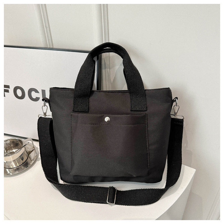 Women's Spring Fashion Simple Western Style Nylon Cloth Commuter Women's Shoulder Bag