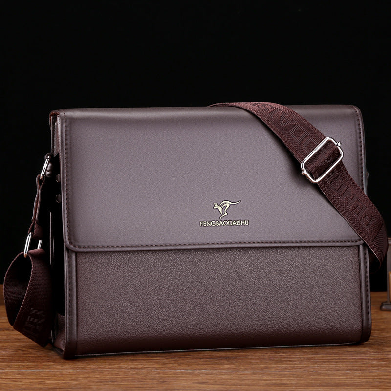 Men's Single Large Capacity Business Horizontal Vertical Men's Shoulder Bags