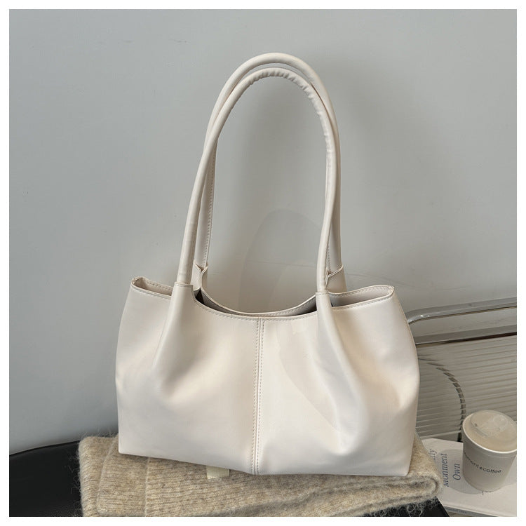 Design Beautiful Retro Winter Solid Color Large Capacity Western Style Bags