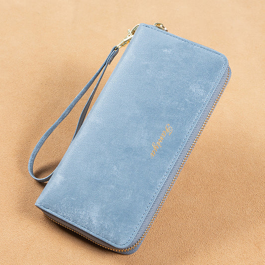 Women's Fanya Long Genuine Leather Integrated Fashion Men's Wallets