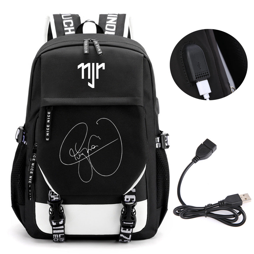 Football Peripheral Fashion Korean Style Youth Backpacks