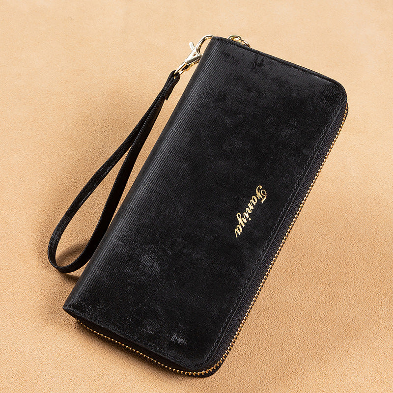 Women's Fanya Long Genuine Leather Integrated Fashion Men's Wallets