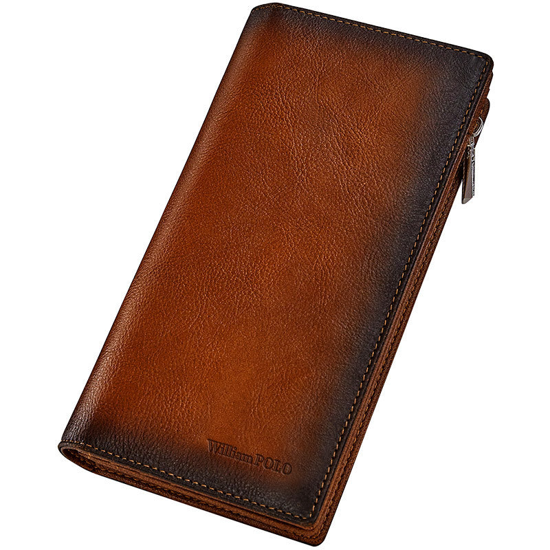 Men's Emperor Paul Genuine Leather Long Vintage Men's Wallet