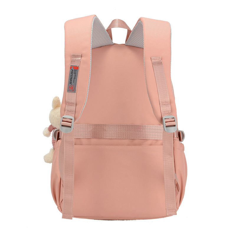Women's Korean Style Simple Large Capacity Nylon Backpacks