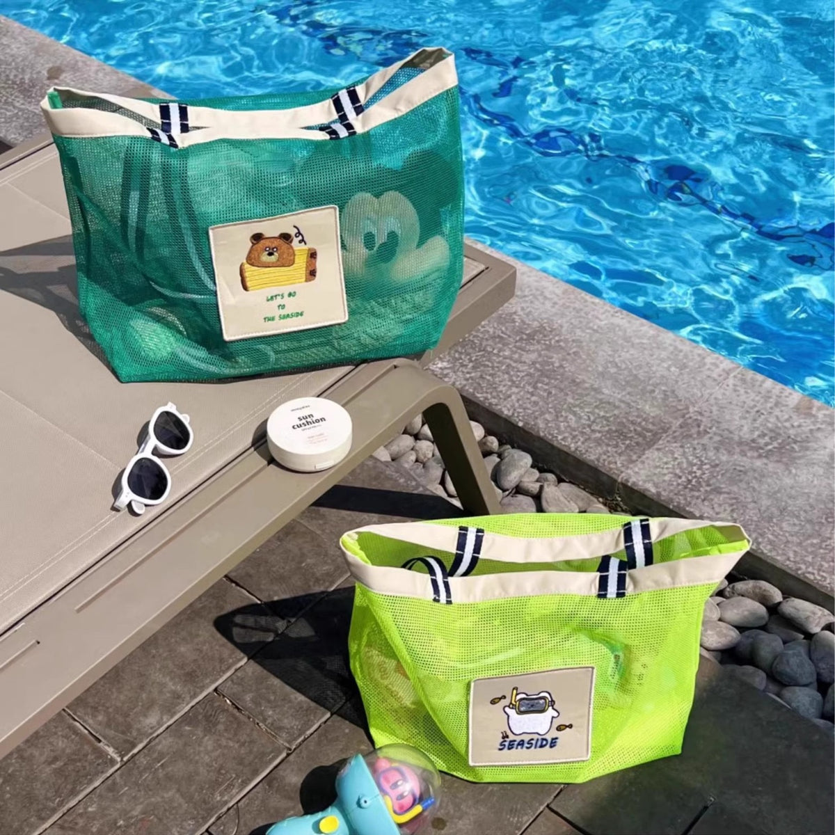 Children's Style Beach Toys Portable Pouch Swimming Wash Women's Handbag