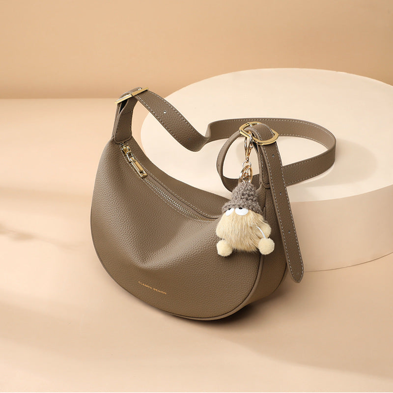 Women's Genuine Leather Underarm High-grade Exquisite Dumpling Crossbody Bags