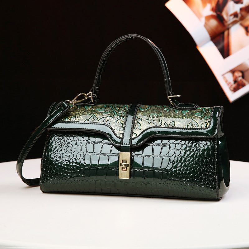 Women's Flap Noble Printing Stylish Portable Multi Bags