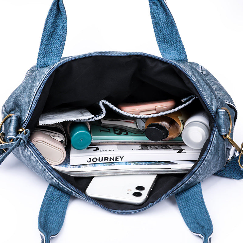 Retro Fashion Large Capacity Mom Soft Crossbody Bags