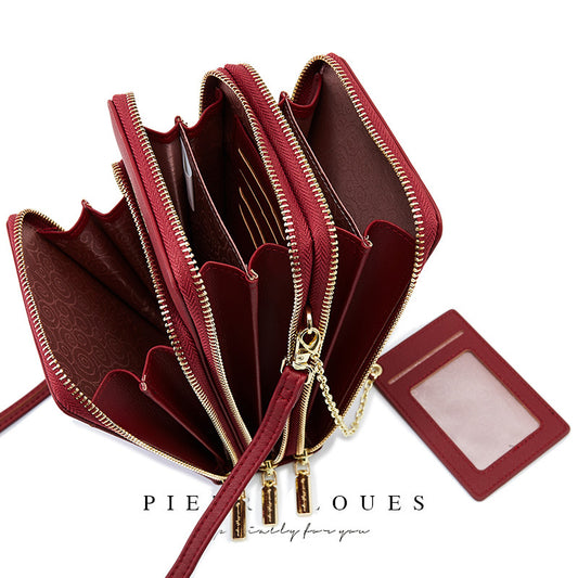 Women's Attractive Zipper Mobile Fashion Trend Phone Bags