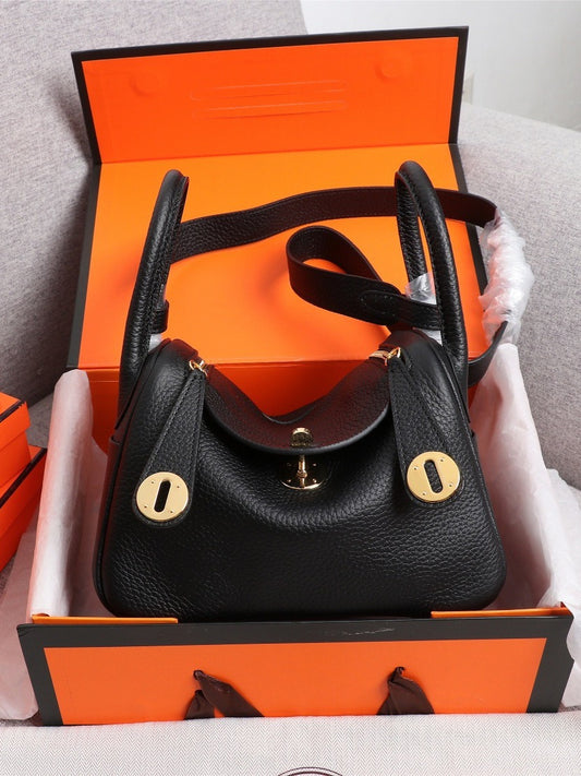 Lindy Cowhide Pillow Doctor Medical Box Bags