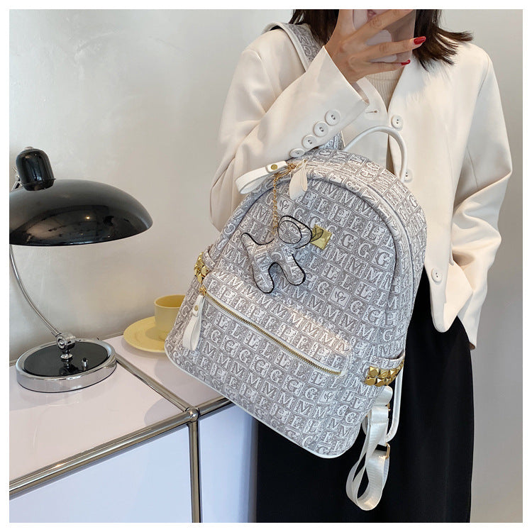 Women's Large Capacity Fashion Versatile Printing Backpacks