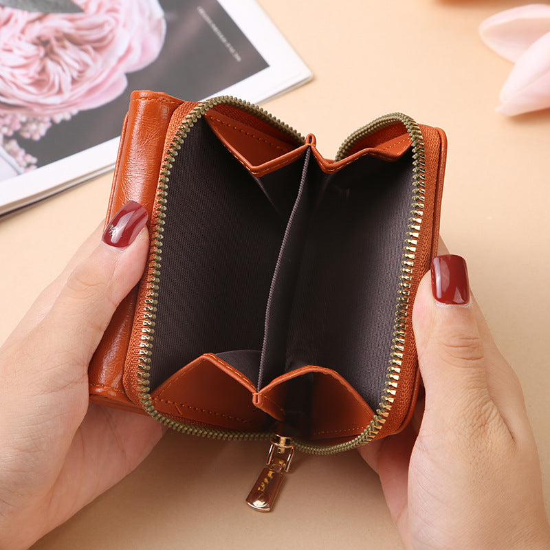Women's Mini Short Large Capacity Creative Card Holder