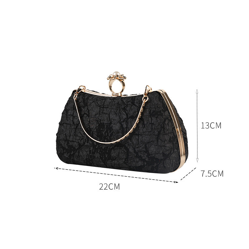 Rhinestone Retro Clutch Fashionable Elegant Chain Evening Bags