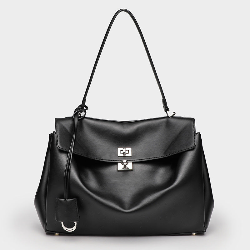 Women's Genuine Leather High-grade Underarm Commuter Kelly Crossbody Bags