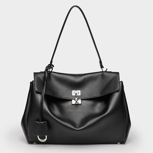 Women's Genuine Leather High-grade Underarm Commuter Kelly Crossbody Bags