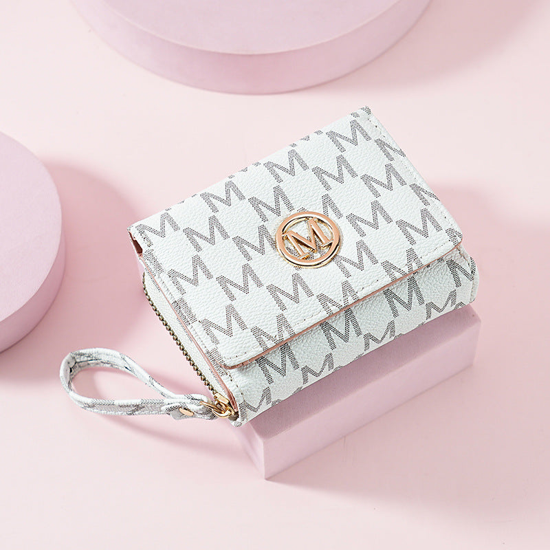 Women's Short Boom Three Fold Fashion Simple Purses