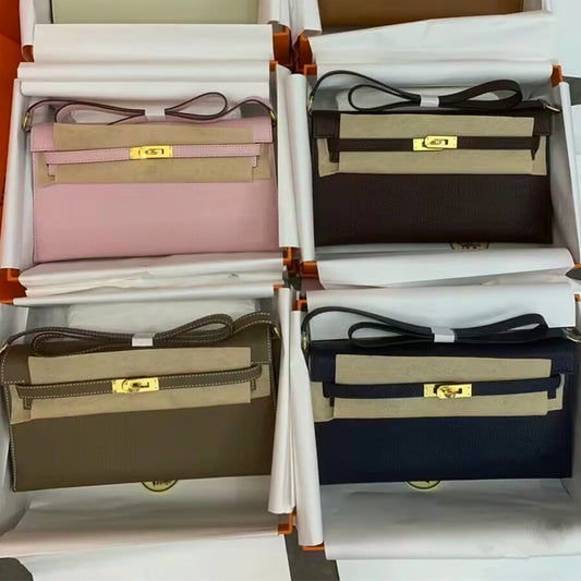 Goat Pattern Kelly Underarm High-grade Retro Shoulder Bags