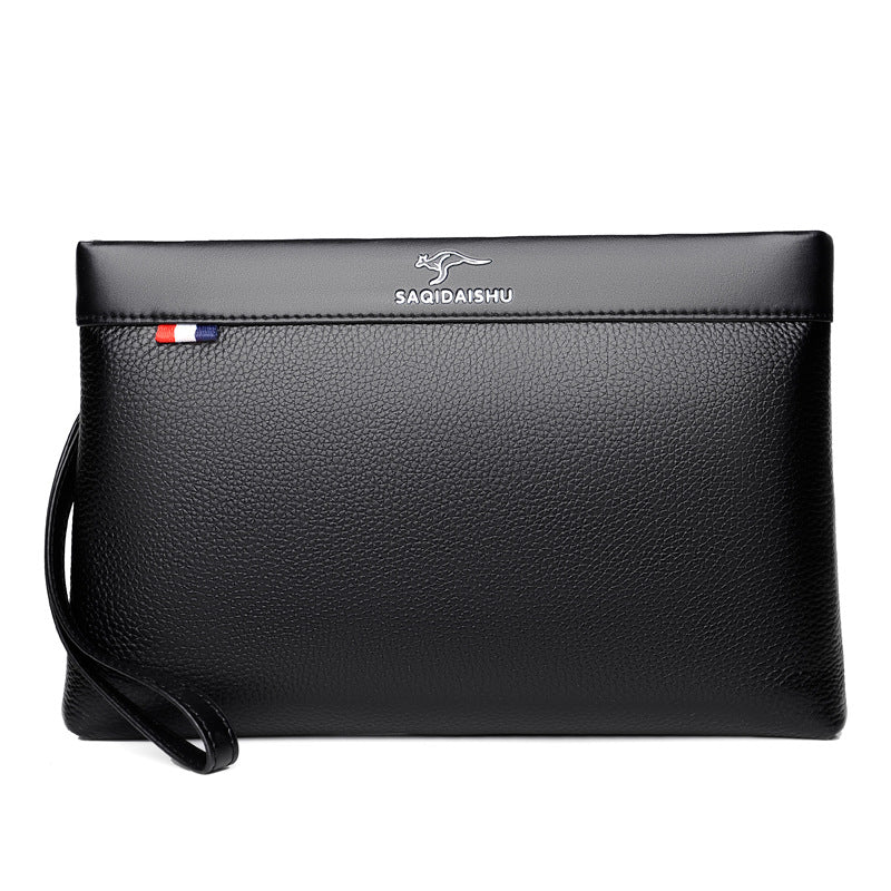 Men's Genuine Leather Clutch Leisure First Layer Kraft Men's Handbags