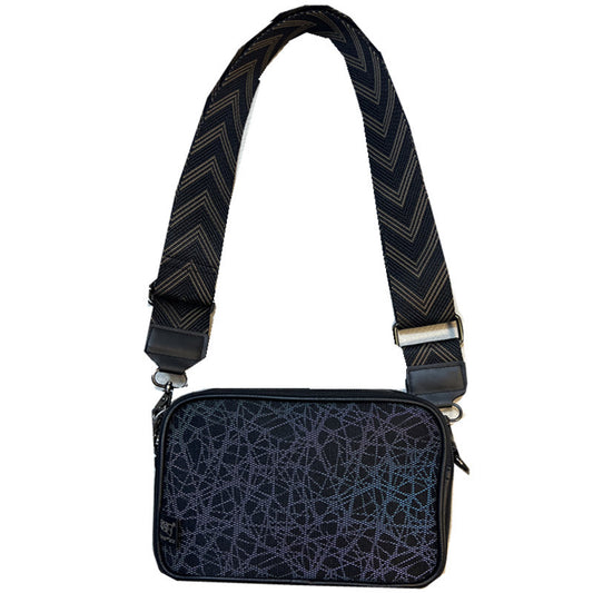 Men's Fashionable Pattern Soft Leather Trendy Men's Shoulder Bags