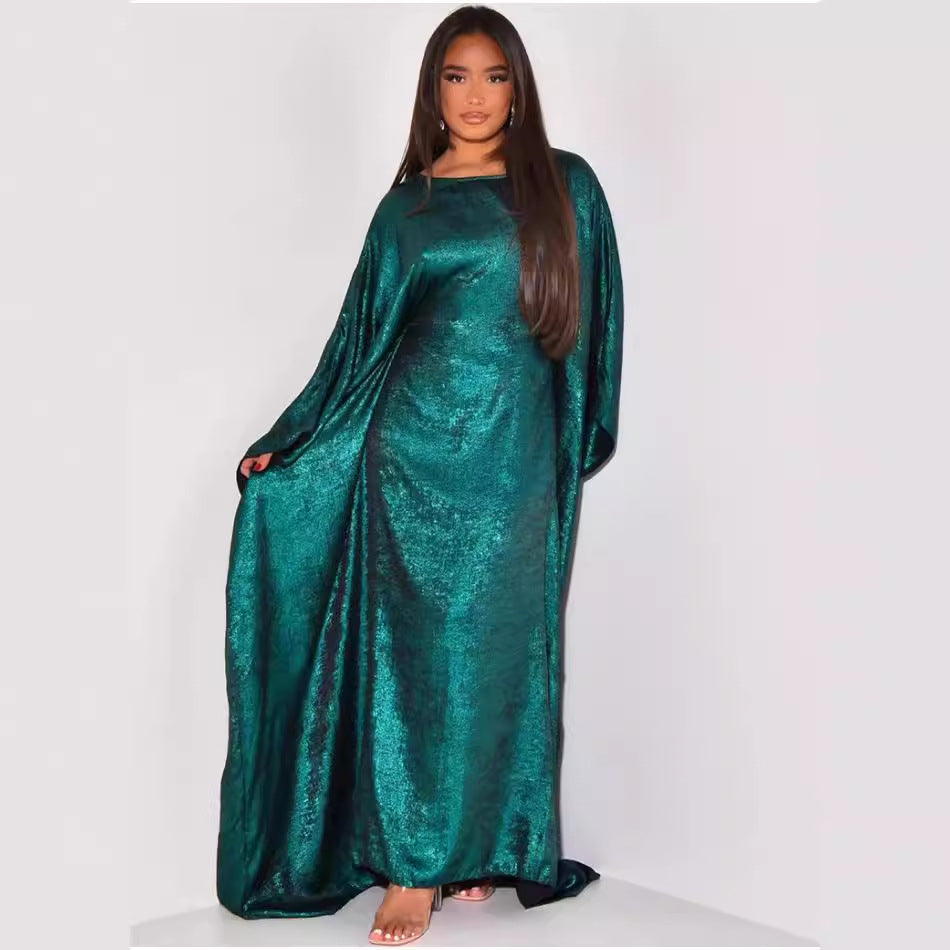 Glamorous Fashion Stitching Turkish Elegant Dress Clothing