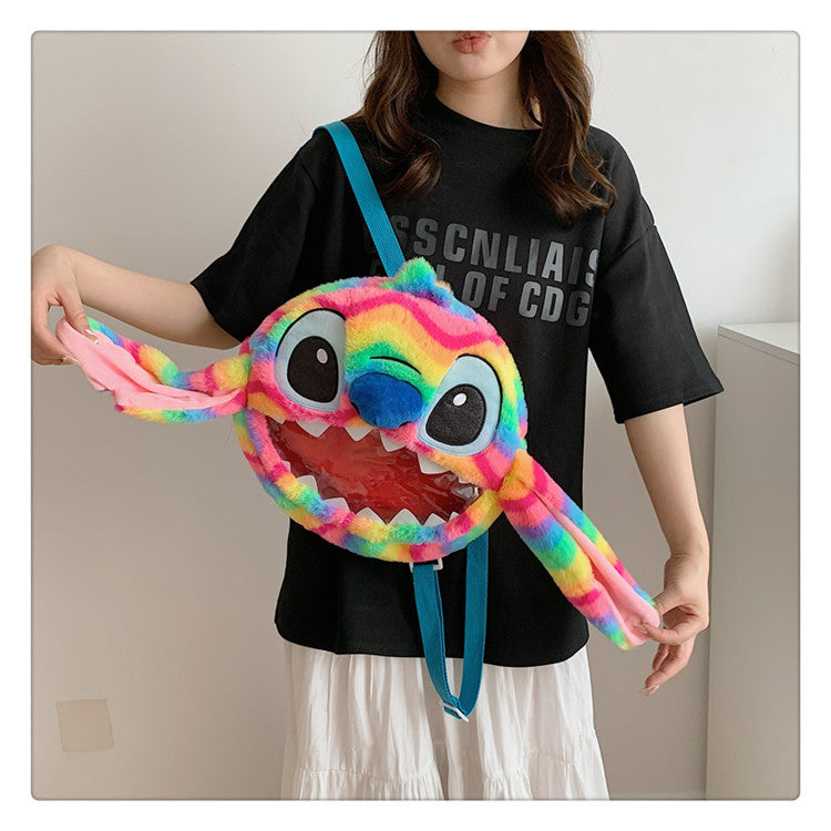 Women's Toy Toothless Korean Style Plush Portable Big Women's Messenger Bag