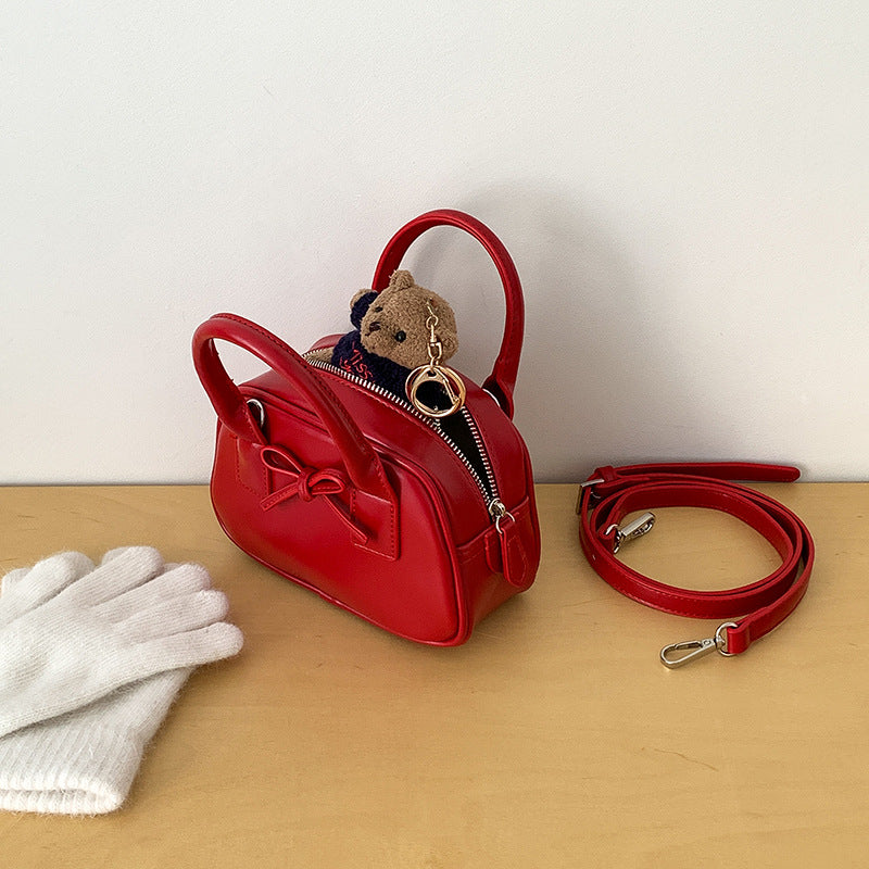 Women's High-grade Minority Fashion Hand Cute Bow Handbags