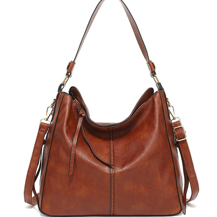 Women's Simple Hobo Korean Style Big Women's Shoulder Bag