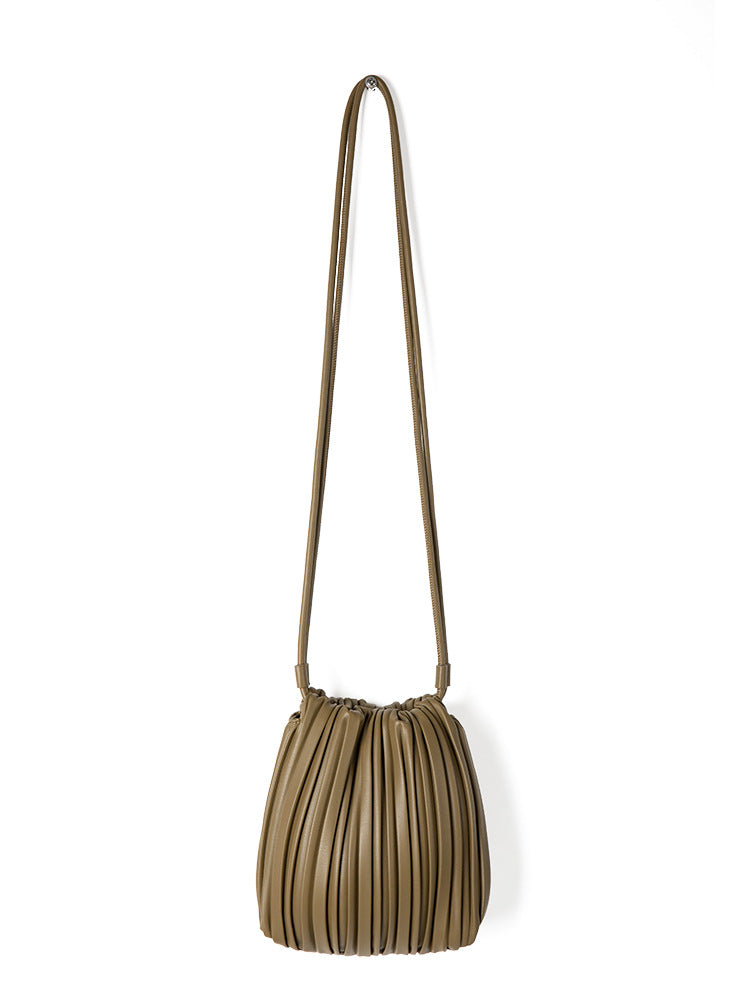 Pleated Texture Korean Niche Design Candy Bucket Bags