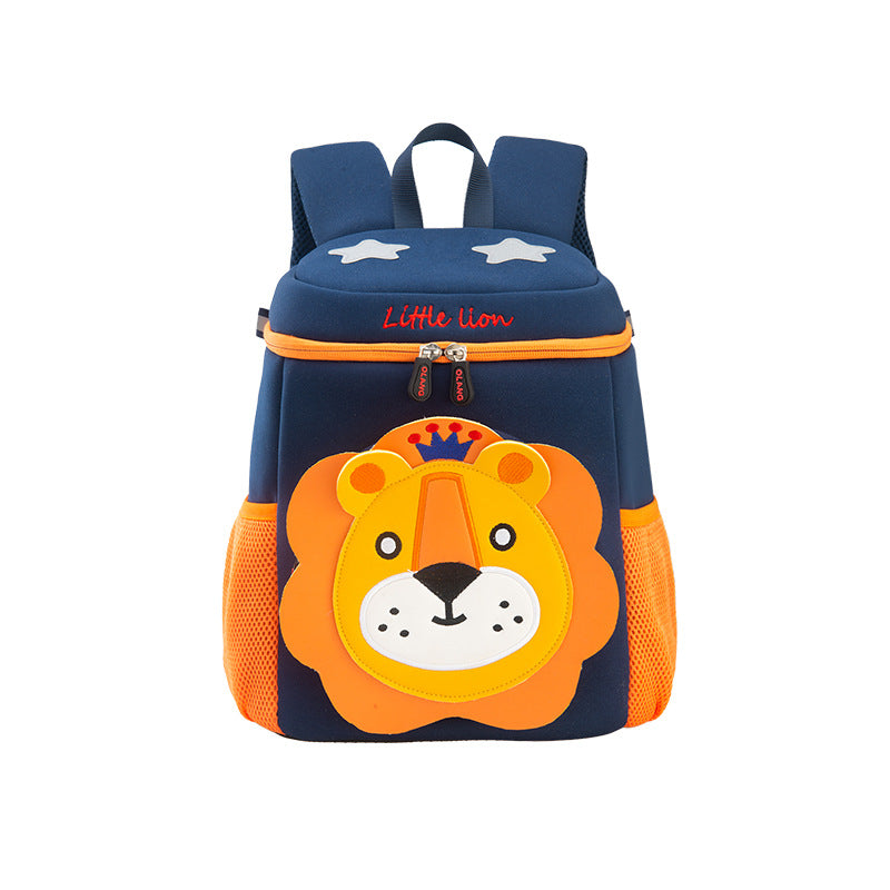 Creative Popular Attractive Cute Lion Boy Elementary School Students' Schoolbags