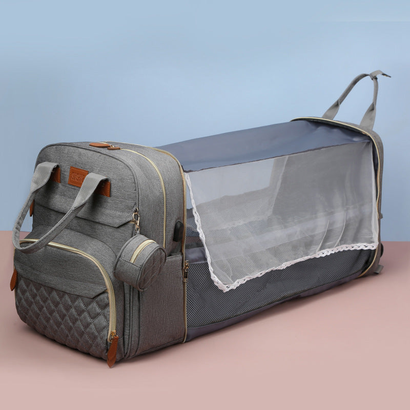 Bedspread Mummy Mosquito Net Charging Diaper Bags