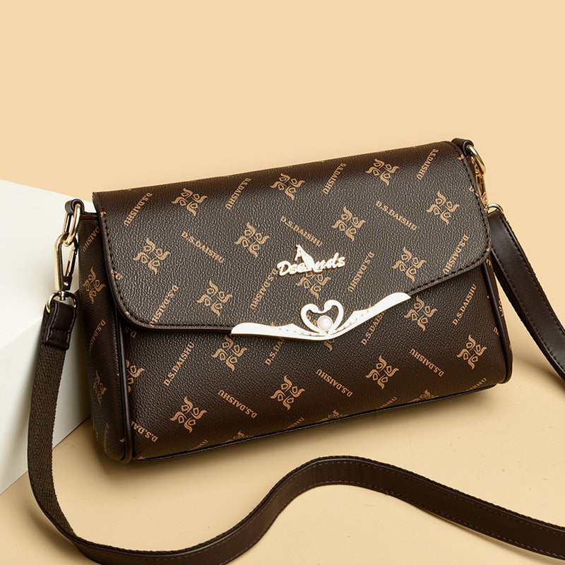 Women's Fashion Soft Leather Large Capacity Mom Crossbody Bags