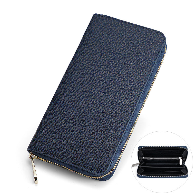 Women's & Men's Long Fortune Cloth Cross Pattern Fashion Men's Wallets