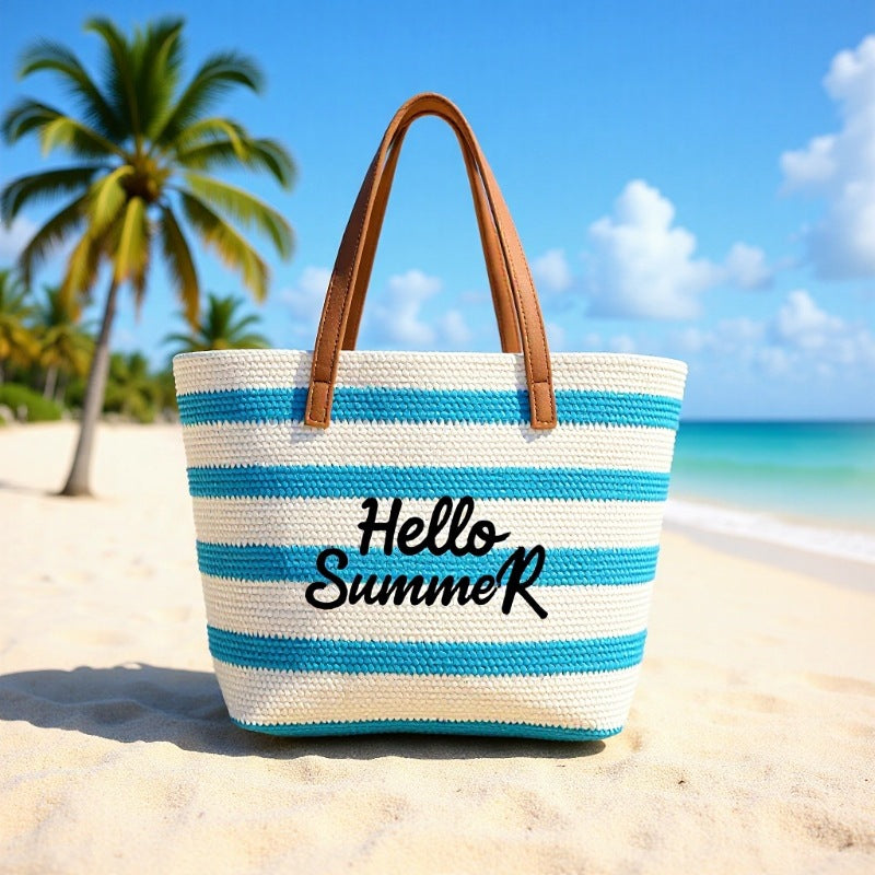 Women's Straw Shopping Mummy Beach Large Capacity Women's Shoulder Bag