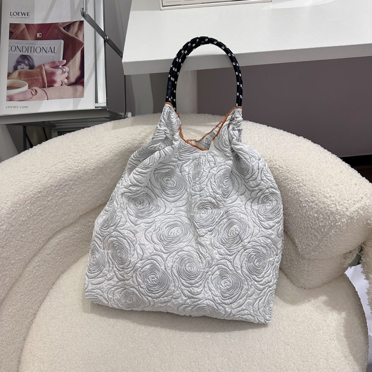 Chinese Fashion Fresh Floral Hand Portable Bags