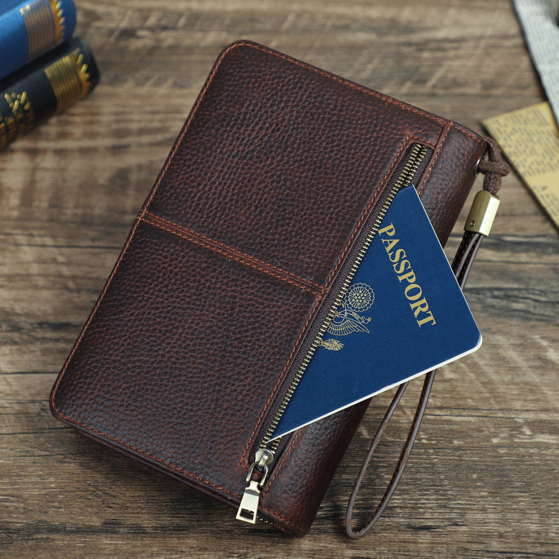 Men's Angel Retro Crazy Horse Milled Leather Men's Handbags