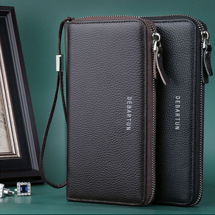 Men's Long Business Green Elegant Clutch Men's Wallet